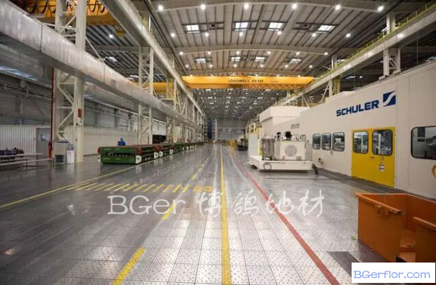 重型工業(yè)制造工廠地板地面處理 機(jī)械 汽車工廠 電廠 工業(yè)車間鋼地板地面鋪設(shè)材料-2